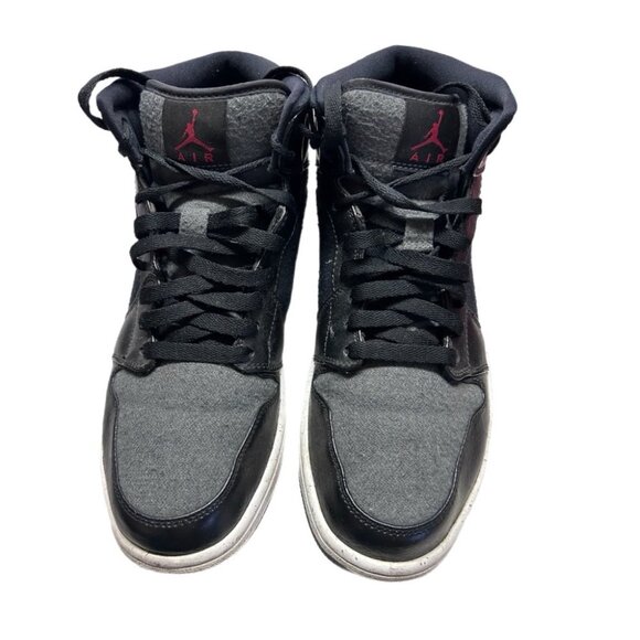 Air Jordan 1 Mid Premium Winterized Black Gray Sneakers SIZE 10.5 main image 5